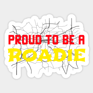 Proud To Be A Roadie, Cyclist Sticker